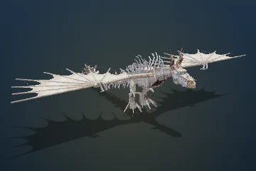 Leucistic Boneknapper