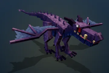 Bluepurple Wolf Fang