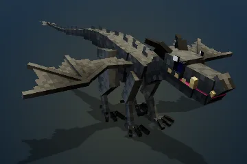 Melanistic Wolf Fang