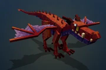 Purplered Wolf Fang